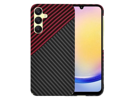 69960 techsuit carbonite fibershell kryt na samsung galaxy a25 5g cerveny vortex