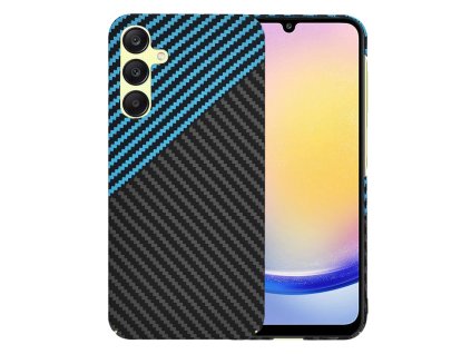 69948 techsuit carbonite fibershell kryt na samsung galaxy a25 5g modry pulse