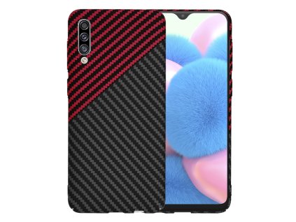 70215 techsuit carbonite fibershell kryt na samsung galaxy a30s a50 a50s cerveny vortex