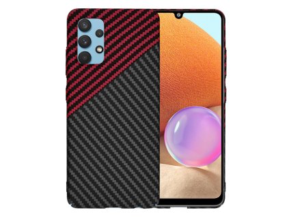 70179 techsuit carbonite fibershell kryt na samsung galaxy a32 4g cerveny vortex