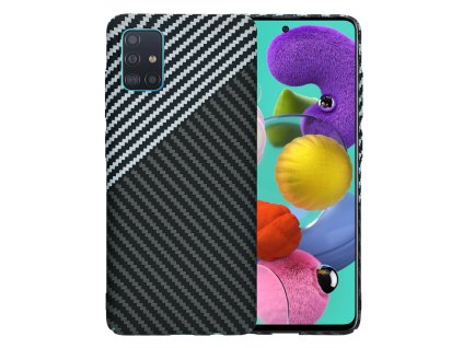 70095 techsuit carbonite fibershell kryt na samsung galaxy a51 4g stealth sivy