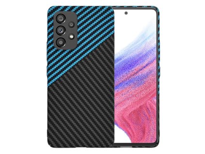 70071 techsuit carbonite fibershell kryt na samsung galaxy a53 5g modry pulse