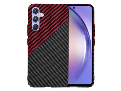 69888 techsuit carbonite fibershell kryt na samsung galaxy a54 cerveny vortex