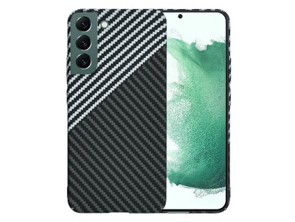 65415 techsuit carbonite fibershell kryt na samsung galaxy s22 plus 5g stealth sivy