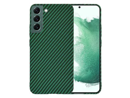 65406 techsuit carbonite fibershell kryt na samsung galaxy s22 plus 5g zeleny