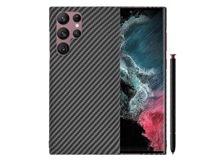 65244 techsuit carbonite fibershell kryt na samsung galaxy s22 ultra 5g cierny