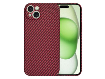 65487 techsuit carbonite fibershell kryt na samsung galaxy s24 plus cerveny