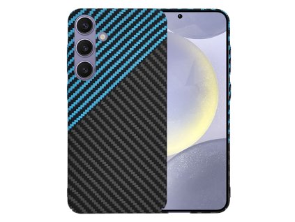 65490 techsuit carbonite fibershell kryt na samsung galaxy s24 plus modry pulse