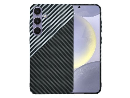 65493 techsuit carbonite fibershell kryt na samsung galaxy s24 plus stealth sivy