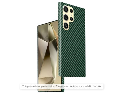65484 techsuit carbonite fibershell kryt na samsung galaxy s24 plus zeleny
