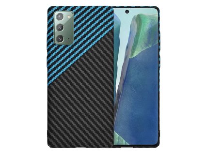 72852 techsuit carbonite fibershell ochranny obal pre samsung galaxy note 20 4g note 20 5g modry pulse