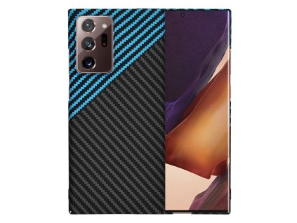 72867 techsuit carbonite fibershell ochranny obal pre samsung galaxy note 20 ultra note 20 ultra 5g modry pulse
