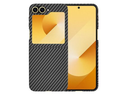 73047 techsuit carbonite fibershell ochranny obal pre samsung galaxy z flip6 cierny