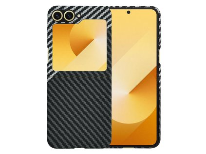 73059 techsuit carbonite fibershell ochranny obal pre samsung galaxy z flip6 tmavosivy