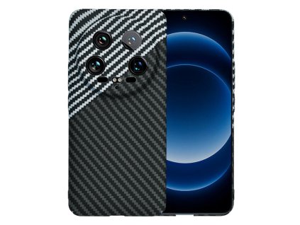 74739 techsuit carbonite fibershell puzdro pre xiaomi 14 ultra stealth gray