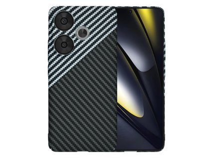 74766 techsuit carbonite fibershell puzdro pre xiaomi poco f6 stealth gray