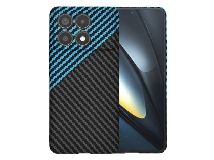 74760 techsuit carbonite fibershell puzdro pre xiaomi poco f6 pro blue pulse