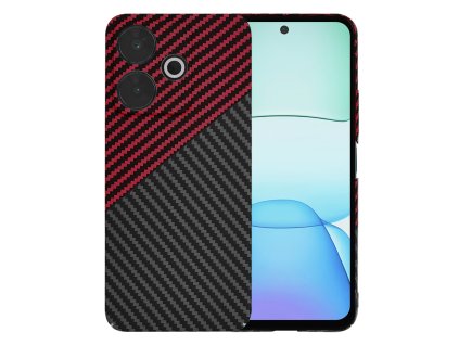 74787 techsuit carbonite fibershell puzdro pre xiaomi redmi 13 poco m6 4g red vortex