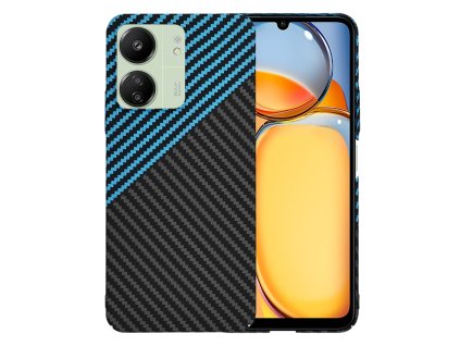 74802 techsuit carbonite fibershell puzdro pre xiaomi redmi 13c 4g redmi 13c 5g poco c65 blue pulse
