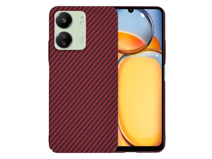 74799 techsuit carbonite fibershell puzdro pre xiaomi redmi 13c 4g redmi 13c 5g poco c65 cervene