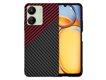 74814 techsuit carbonite fibershell puzdro pre xiaomi redmi 13c 4g redmi 13c 5g poco c65 red vortex