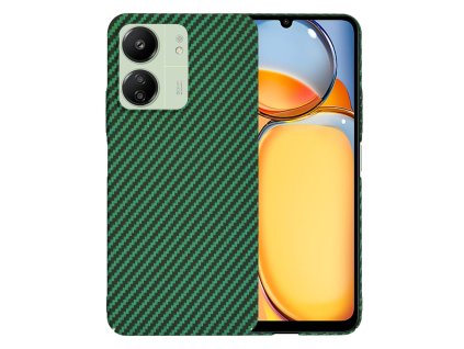 74796 techsuit carbonite fibershell puzdro pre xiaomi redmi 13c 4g redmi 13c 5g poco c65 zelene