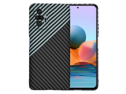 74844 techsuit carbonite fibershell puzdro pre xiaomi redmi note 10 pro note 10 pro max stealth gray