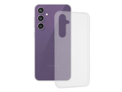 64665 techsuit clear silicone puzdro na samsung galaxy s23 fe priehladny