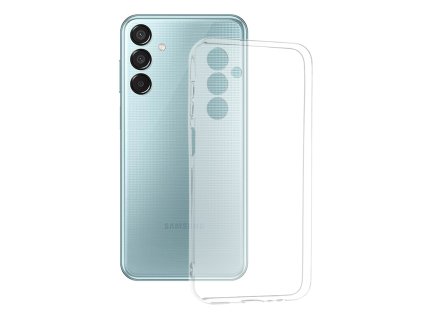 72654 techsuit clear silicone silikonovy obal pre samsung galaxy m15 priehladny