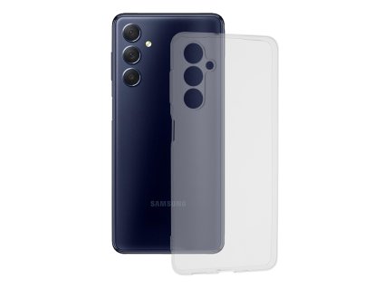 72366 techsuit clear silicone silikonovy obal pre samsung galaxy m54 priehladny