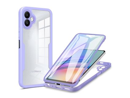 70635 techsuit colorverse 360 ochrana obrazovky puzdro na samsung galaxy a06 fialovy