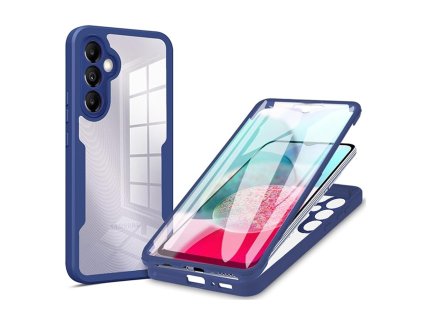 69441 techsuit colorverse 360 ochrana obrazovky puzdro na samsung galaxy a14 4g a14 5g modry