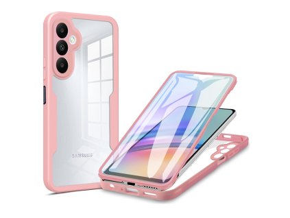 69468 techsuit colorverse 360 ochrana obrazovky puzdro na samsung galaxy a15 4g a15 5g ruzovy