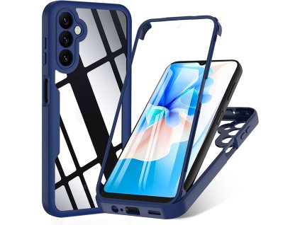 70644 techsuit colorverse 360 ochrana obrazovky puzdro na samsung galaxy a16 4g a16 5g modry
