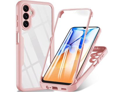 70641 techsuit colorverse 360 ochrana obrazovky puzdro na samsung galaxy a16 4g a16 5g ruzovy