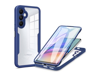 69507 techsuit colorverse 360 ochrana obrazovky puzdro na samsung galaxy a24 modry