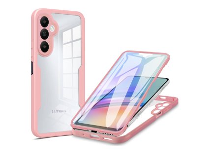 69504 techsuit colorverse 360 ochrana obrazovky puzdro na samsung galaxy a24 ruzovy
