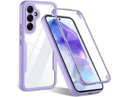 69486 techsuit colorverse 360 ochrana obrazovky puzdro na samsung galaxy a35 5g fialovy