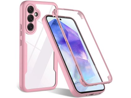 69480 techsuit colorverse 360 ochrana obrazovky puzdro na samsung galaxy a35 5g ruzovy