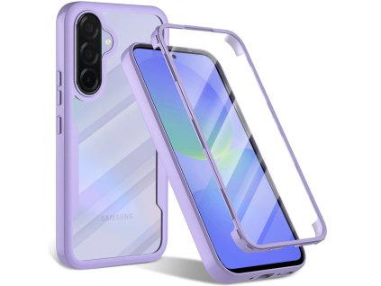 70932 techsuit colorverse 360 ochrana obrazovky puzdro na samsung galaxy a36 5g a56 5g fialovy