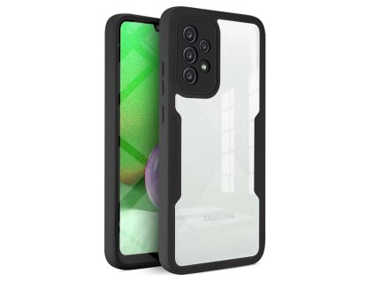 69408 techsuit colorverse 360 ochrana obrazovky puzdro na samsung galaxy a52 4g a52 5g a52s 5g cierny