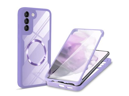 65700 techsuit colorverse 360 ochrana obrazovky puzdro na samsung galaxy s23 fialovy