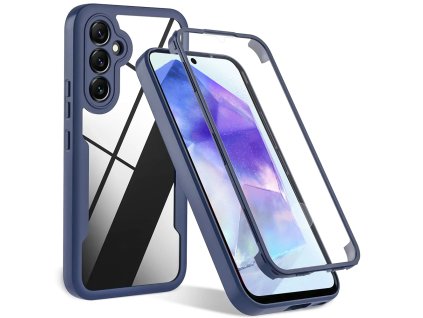 65637 techsuit colorverse 360 ochrana obrazovky puzdro na samsung galaxy s24 fe modry