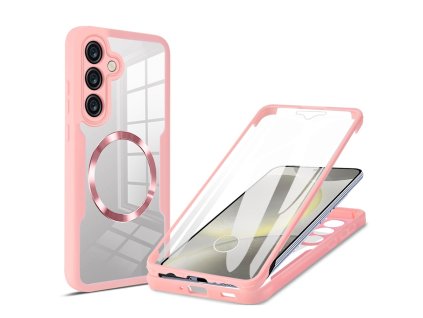 65940 techsuit colorverse 360 ochrana obrazovky puzdro na samsung galaxy s25 plus ruzovy