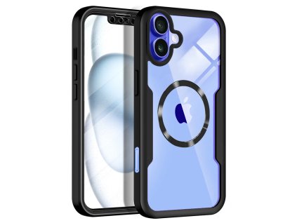 61356 techsuit colorverse 360 magsafe series 360 kryt ochranne sklo na iphone 16 cierny