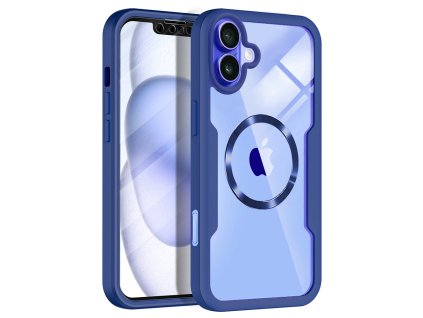 61362 techsuit colorverse 360 magsafe series 360 kryt ochranne sklo na iphone 16 modry
