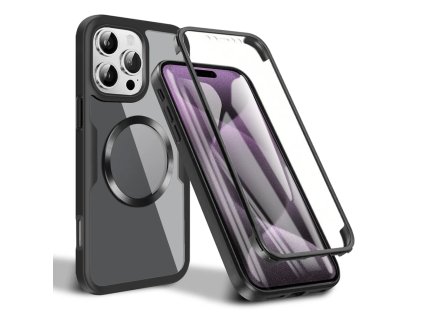 61368 techsuit colorverse 360 magsafe series 360 kryt ochranne sklo na iphone 16 pro cierny