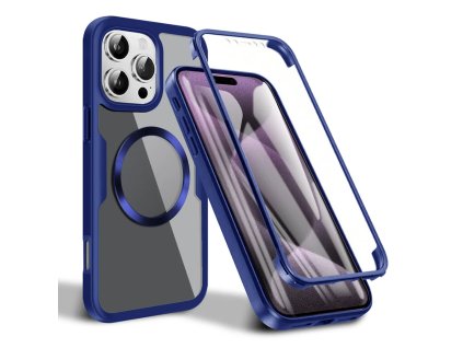 61374 techsuit colorverse 360 magsafe series 360 kryt ochranne sklo na iphone 16 pro modry