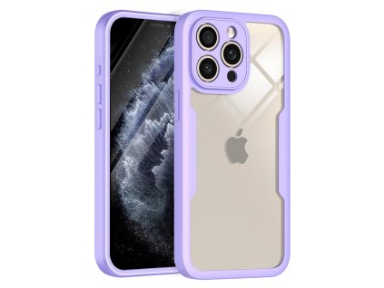 62814 techsuit colorverse 360 series 360 kryt ochranne sklo na iphone 11 pro max fialovy