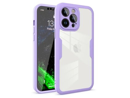 62910 techsuit colorverse 360 series 360 kryt ochranne sklo na iphone 12 pro fialovy